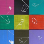 3farbenGrid (2009) acrylic on canvas (30 x 30 cm; individual elements 10 x 10 cm)