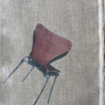 danishChair (tiltBack) (2016) phototransfer on linen with linseed oil (29 x 23 cm)_web