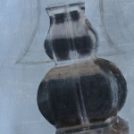 lamp with small bowl (2016) phototransfer on Arches watercolour paper with oil pastel (30,3 x 22,9 cm)_web