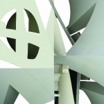 throughGrey (2009) digital print on brushed aluminum (80 x 100 cm)
