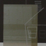 a(cross) Arndtstr (2004)  digital print with oil pastel on Arches watercolour paper (20 x 30 cm)